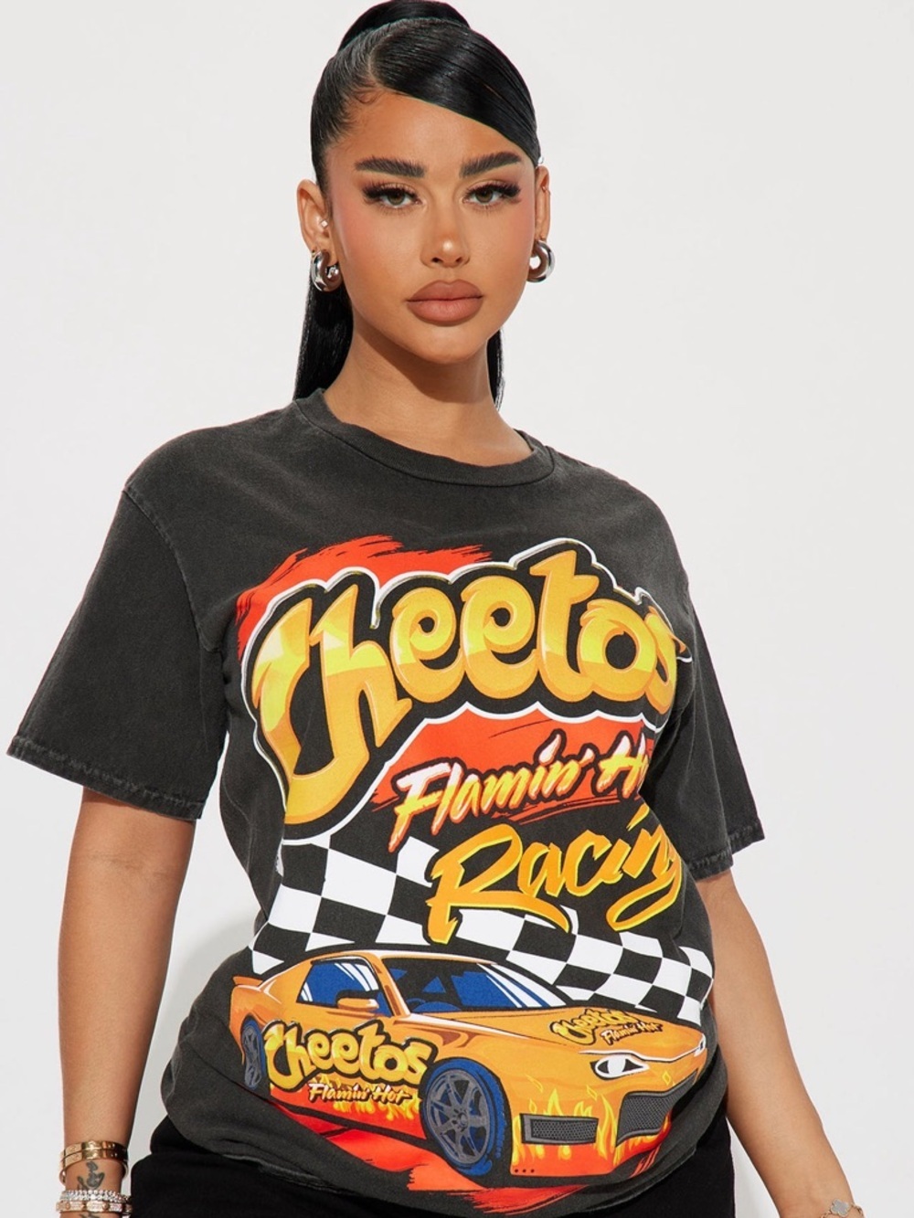 Flamin Hot In These Streets Graphic Tee - S